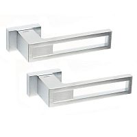 Ручки на розеті TUPAI Buraco 1 2737 RT (3045-1999) хром матовий